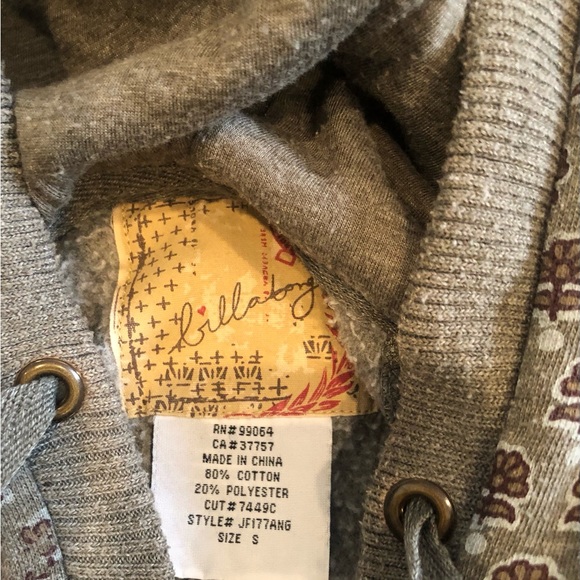 Billabong size small zip up VGUC floral - Picture 2 of 5